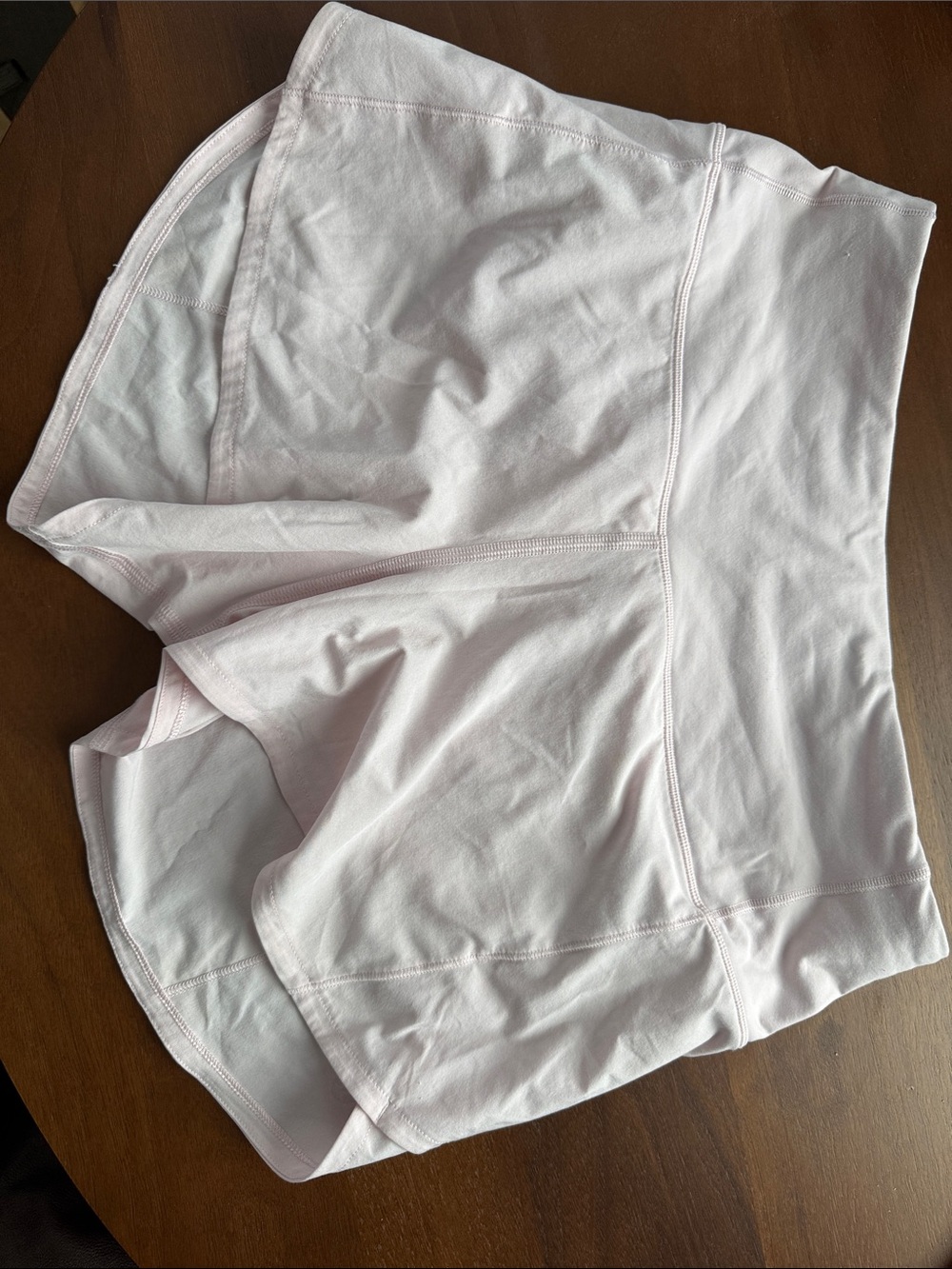 Lululemon size 2 Women's Light Pink Athletic Shorts with Wide Waistband